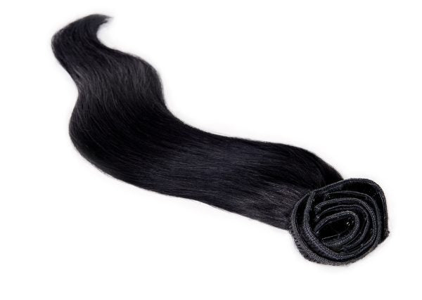 100% Remy Clip In Hair Extensions 1#
